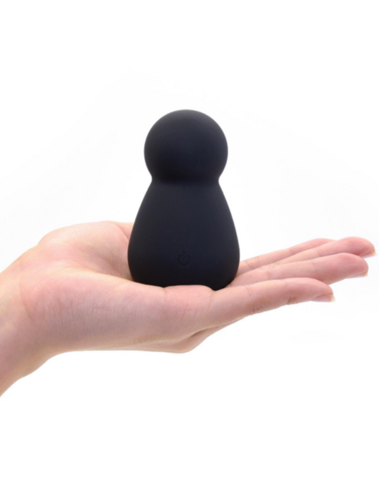 The sooty store sooty vibrator held in hand showing compact size